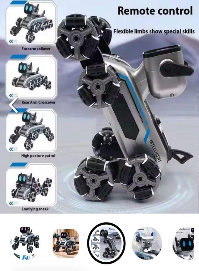 Brighterbee Remote Control Robot Dog Toy for Kids,2.4Ghz 8WD Gesture Sensing Stunt Rc Cars with Music & Light,Children Birthday Gift for 6 to12 Years Kids - Image 5